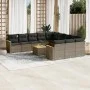 12-piece garden sofa set with gray synthetic rattan cushions by , Garden sets - Ref: Foro24-3226438, Price: 671,02 €, Discoun...