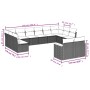 Garden sofa set with beige cushions mix 12 pieces PE rattan by , Garden sets - Ref: Foro24-3226444, Price: 674,83 €, Discount: %