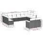 Garden sofa set with beige cushions mix 12 pieces PE rattan by , Garden sets - Ref: Foro24-3226444, Price: 707,33 €, Discount: %