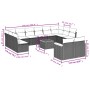 Garden sofa set with cushions 13 pieces beige synthetic rattan by , Garden sets - Ref: Foro24-3226450, Price: 839,75 €, Disco...