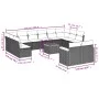 Gartensofa-Set mit Kissen, 13-teilig, graues synthetisches Rattan von , Gartensets - Ref: Foro24-3226452, Preis: 782,54 €, Ra...