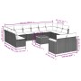 Set sofás de jardín con cojines 13 piezas ratán sintético gris de , Conjuntos de jardín - Ref: Foro24-3226452, Precio: 773,80...