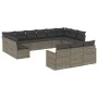 Garden sofa set with cushions 13 pieces gray synthetic rattan by , Garden sets - Ref: Foro24-3226459, Price: 784,37 €, Discou...