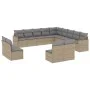 Garden sofa set with beige cushions mix 13 pieces PE rattan by , Garden sets - Ref: Foro24-3226486, Price: 805,22 €, Discount: %