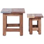 Stackable tables 2 units recycled solid table by vidaXL, Side tables - Ref: Foro24-283922, Price: 64,38 €, Discount: %