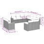 11-teilige Gartensofagarnitur und graue synthetische Rattankissen von , Gartensets - Ref: Foro24-3226501, Preis: 656,84 €, Ra...