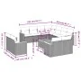 Gartensofa-Set 12-teilig mit schwarzen synthetischen Rattankissen von , Gartensets - Ref: Foro24-3226503, Preis: 852,63 €, Ra...