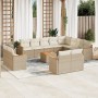 Garden sofa set with cushions 13 pieces beige synthetic rattan by , Garden sets - Ref: Foro24-3226520, Price: 868,02 €, Disco...