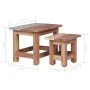 Stackable tables 2 units recycled solid table by vidaXL, Side tables - Ref: Foro24-283922, Price: 63,40 €, Discount: %