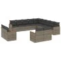 Garden sofa set with cushions 13 pieces gray synthetic rattan by , Garden sets - Ref: Foro24-3226529, Price: 837,01 €, Discou...