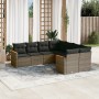 8-piece garden sofa set and gray synthetic rattan cushions by , Garden sets - Ref: Foro24-3226557, Price: 466,89 €, Discount: %