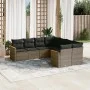 8-piece garden sofa set and gray synthetic rattan cushions by , Garden sets - Ref: Foro24-3226557, Price: 482,00 €, Discount: %