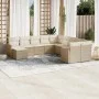 11-piece garden sofa set with beige synthetic rattan cushions by , Garden sets - Ref: Foro24-3226569, Price: 705,36 €, Discou...