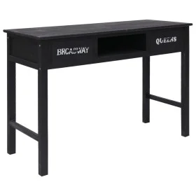 Black wooden console table 110x45x76 cm by vidaXL, Side tables - Ref: Foro24-284161, Price: 105,32 €, Discount: %