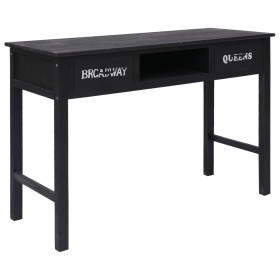 Schwarzer Konsolentisch aus Holz 110x45x76 cm von vidaXL, Seitentische - Ref: Foro24-284161, Preis: 106,13 €, Rabatt: %