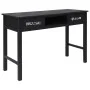 Black wooden console table 110x45x76 cm by vidaXL, Side tables - Ref: Foro24-284161, Price: 105,32 €, Discount: %