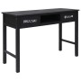 Mesa consola de madera negra 110x45x76 cm de vidaXL, Mesas auxiliares - Ref: Foro24-284161, Precio: 106,08 €, Descuento: %