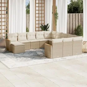 12-piece garden sofa set and brown synthetic rattan cushions by , Garden sets - Ref: Foro24-3226583, Price: 767,99 €, Discoun...