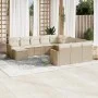 12-piece garden sofa set and brown synthetic rattan cushions by , Garden sets - Ref: Foro24-3226583, Price: 768,51 €, Discoun...