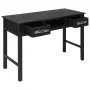 Black wooden console table 110x45x76 cm by vidaXL, Side tables - Ref: Foro24-284161, Price: 105,32 €, Discount: %
