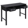 Mesa consola de madera negra 110x45x76 cm de vidaXL, Mesas auxiliares - Ref: Foro24-284161, Precio: 106,08 €, Descuento: %
