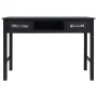 Black wooden console table 110x45x76 cm by vidaXL, Side tables - Ref: Foro24-284161, Price: 105,32 €, Discount: %