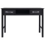 Mesa consola de madera negra 110x45x76 cm de vidaXL, Mesas auxiliares - Ref: Foro24-284161, Precio: 106,08 €, Descuento: %