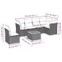 Garden sofa set with beige cushions mix 7 pieces PE rattan by , Garden sets - Ref: Foro24-3255996, Price: 428,50 €, Discount: %
