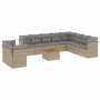 Garden sofa set with beige cushions mix 11 pieces PE rattan by , Garden sets - Ref: Foro24-3256052, Price: 689,53 €, Discount: %
