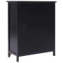 Armario auxiliar de madera de paulownia negro 60x30x75 cm | Foro24.es | Tu tienda online para hogar, jardín y más Foro24.es