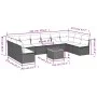 Garden sofa set with beige cushions mix 11 pieces PE rattan by , Garden sets - Ref: Foro24-3256129, Price: 620,63 €, Discount: %