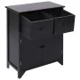 Armario auxiliar de madera de paulownia negro 60x30x75 cm de vidaXL, Aparadores - Ref: Foro24-284105, Precio: 138,70 €, Descu...