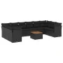 11-piece garden sofa set and black synthetic rattan cushions by , Garden sets - Ref: Foro24-3256160, Price: 648,39 €, Discoun...