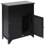 Armario auxiliar de madera de paulownia negro 60x30x75 cm de vidaXL, Aparadores - Ref: Foro24-284105, Precio: 138,70 €, Descu...
