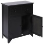 Black paulownia wood auxiliary cabinet 60x30x75 cm by vidaXL, Sideboards - Ref: Foro24-284105, Price: 132,64 €, Discount: %