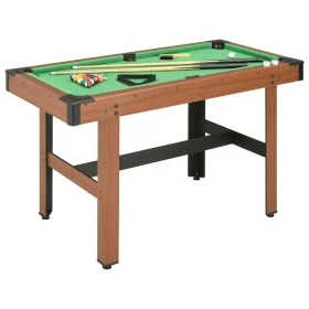 4 Fuß Billardtisch braun 122x61x76 cm von vidaXL, Billardtisch - Ref: Foro24-91948, Preis: 139,39 €, Rabatt: %