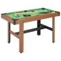 Mesa de billar de 4 pies marrón 122x61x76 cm de vidaXL, Mesas de billar - Ref: Foro24-91948, Precio: 139,39 €, Descuento: %