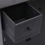 Black paulownia wood auxiliary cabinet 60x30x75 cm by vidaXL, Sideboards - Ref: Foro24-284105, Price: 132,64 €, Discount: %