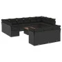 14-piece garden sofa set with black synthetic rattan cushions by , Garden sets - Ref: Foro24-3256251, Price: 851,16 €, Discou...