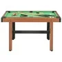 Mesa de billar de 4 pies marrón 122x61x76 cm de vidaXL, Mesas de billar - Ref: Foro24-91948, Precio: 139,39 €, Descuento: %