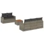 6-piece garden furniture set and gray synthetic rattan cushions by , Garden sets - Ref: Foro24-3256340, Price: 405,74 €, Disc...
