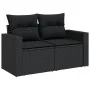 8-teiliges Gartensofa-Set und schwarze synthetische Rattankissen von , Gartensets - Ref: Foro24-3256363, Preis: 515,10 €, Rab...