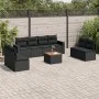8-piece garden sofa set and black synthetic rattan cushions by , Garden sets - Ref: Foro24-3256412, Price: 515,39 €, Discount: %