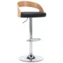 Küchenhocker 2 Stück Kunstleder und gebogenes Holz schwarz von vidaXL, Küchenhocker - Ref: Foro24-283148, Preis: 175,01 €, Ra...