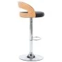 Kitchen stools 2 pcs faux leather and curved wood black by vidaXL, Kitchen stools - Ref: Foro24-283148, Price: 175,01 €, Disc...