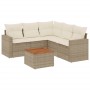 Juego de sofás jardín con cojines 6 pzas ratán sintético beige de , Conjuntos de jardín - Ref: Foro24-3256450, Precio: 436,82...