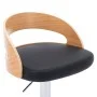 Küchenhocker 2 Stück Kunstleder und gebogenes Holz schwarz von vidaXL, Küchenhocker - Ref: Foro24-283148, Preis: 175,01 €, Ra...