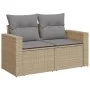 Garden sofa set with beige cushions mix 8 pieces PE rattan by , Garden sets - Ref: Foro24-3256486, Price: 517,76 €, Discount: %