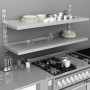 Schwebendes Wandregal 2 Ebenen aus Edelstahl 150x30 cm von vidaXL, Regale und Regale - Ref: Foro24-51049, Preis: 168,46 €, Ra...