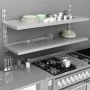 Schwebendes Wandregal 2 Ebenen aus Edelstahl 150x30 cm von vidaXL, Regale und Regale - Ref: Foro24-51049, Preis: 146,19 €, Ra...